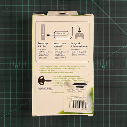 Play and Charge Kit | Generic 3rd Party | Xbox 360 | New Accessories - RetroguySA