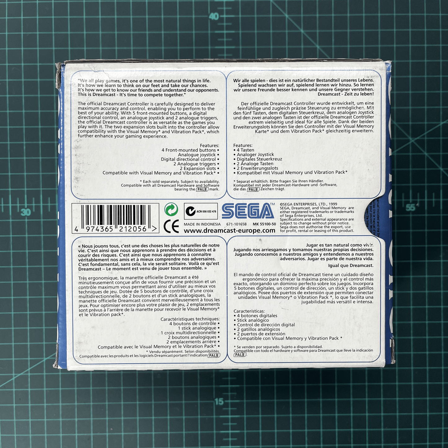 Sega Dreamcast Controller | Sega | Dreamcast | Accessories | CIB - RetroguySA