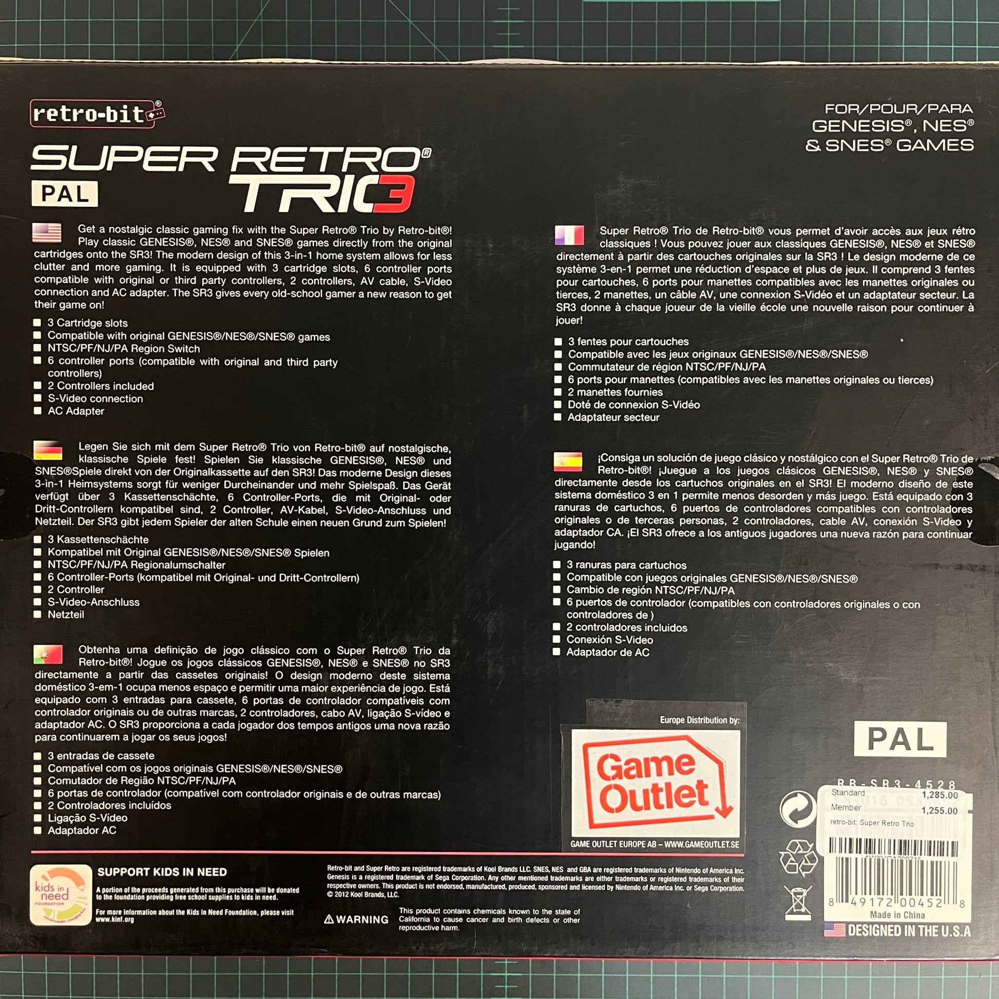 Super Retro Trio | RetroBit | Console - RetroguySA