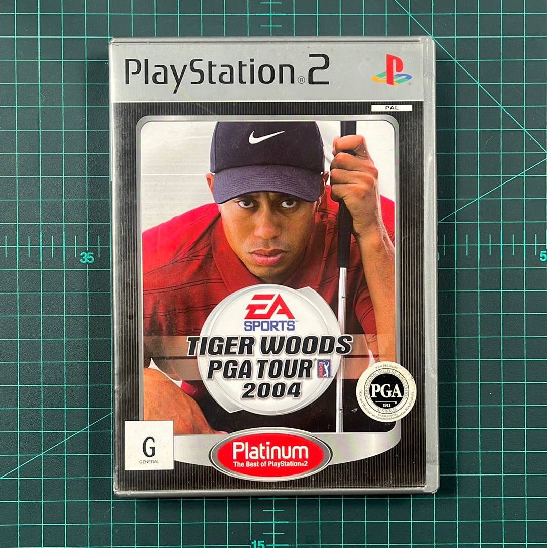 Tiger Woods PGA Tour 2004 | PS2 | PlayStation 2 | Platinum | Used Game | No Manual - RetroguySA