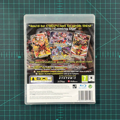 Williams Pinball Classics | PS3 | PlayStation 3 | Used game - RetroguySA