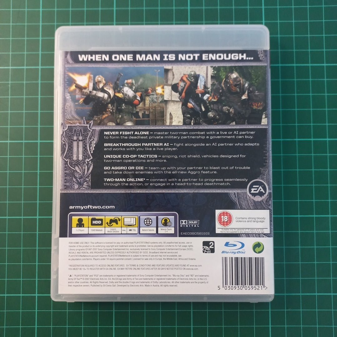Army of Two | PlayStation 3 | PS3 | Used Game - RetroguySA