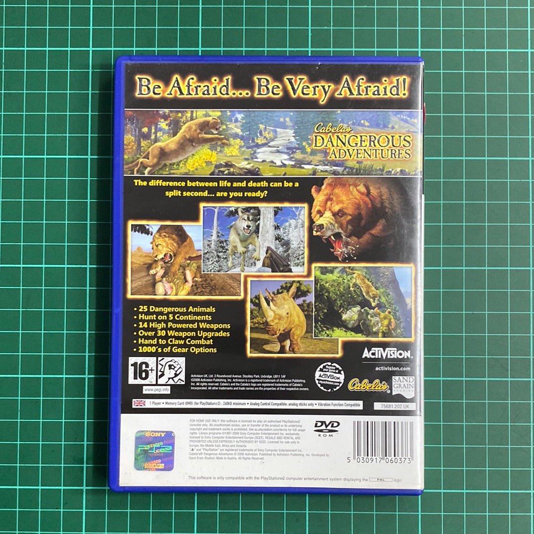 Cabela's Dangerous Adventures | PlayStation 2 | PS2 | Used Game - RetroguySA