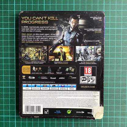 Deus Ex: Mankind Divided | Day One Edition | SteelBook | PlayStation 4 | PS4 | Used Game - RetroguySA