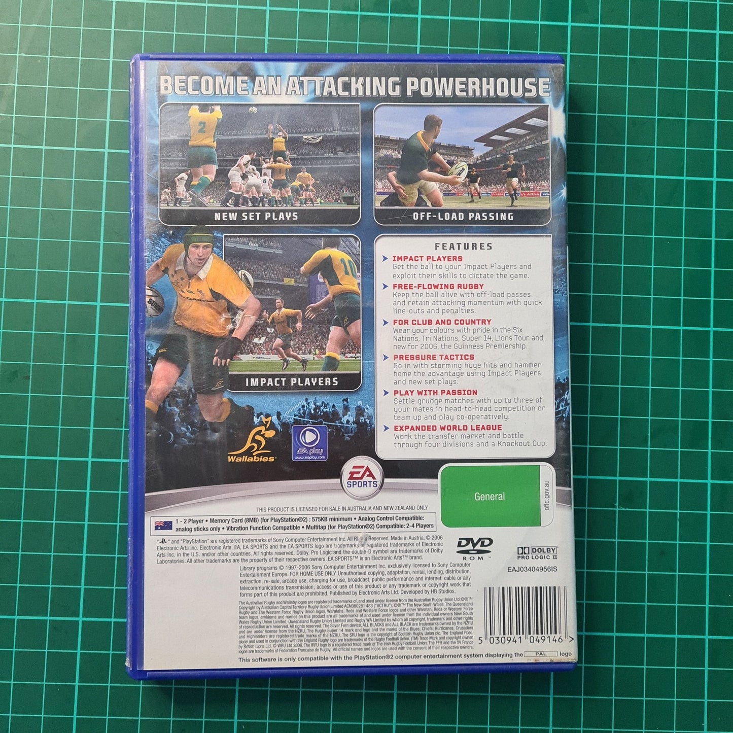 EA SPORTS : Rugby 06 | PS2 | PlayStation 2 | Used Game - RetroguySA