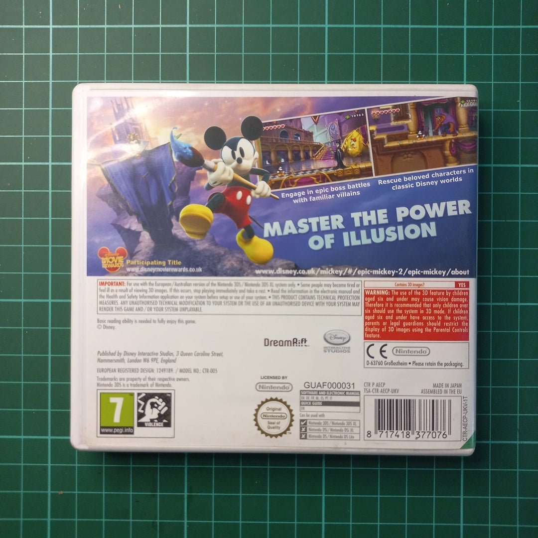Epic Mickey : Power of Illusion | Nintendo 3DS | Used Game - RetroguySA