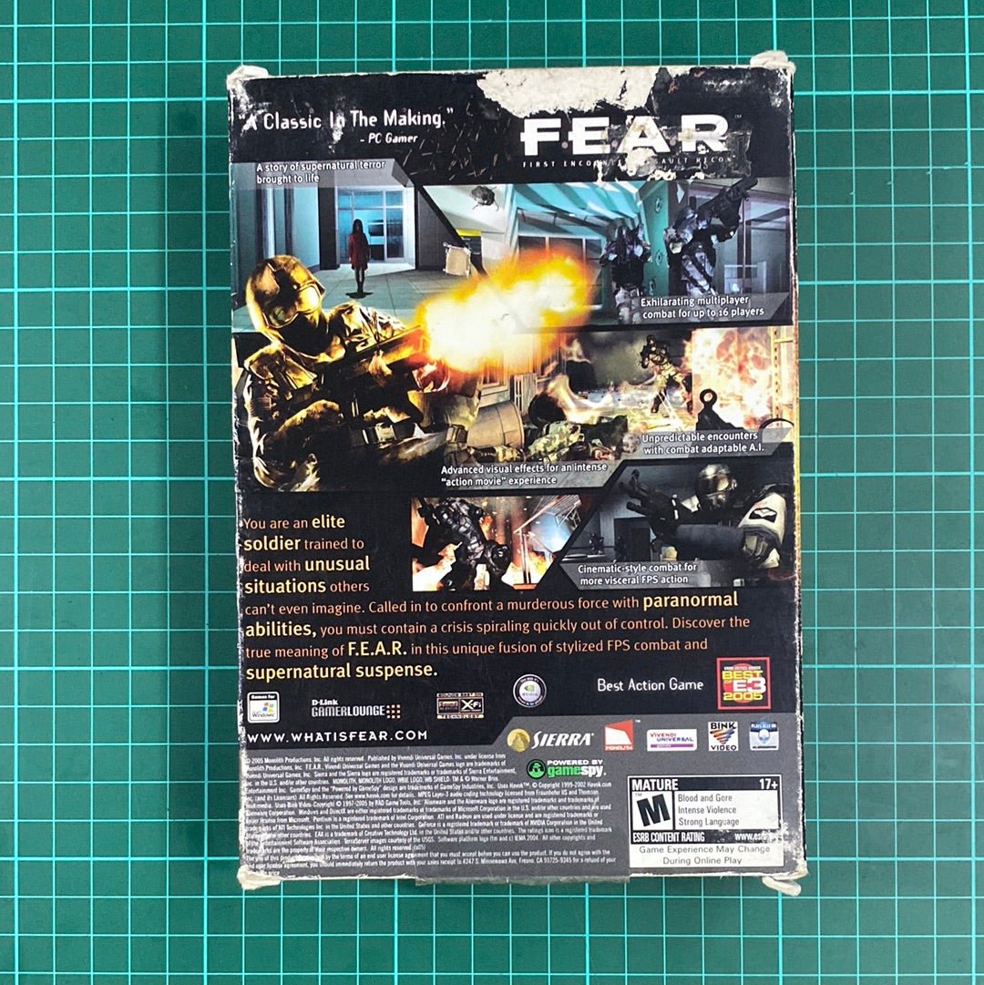 FEAR: First Encounter Assault Recon | PC | Used Game - RetroguySA