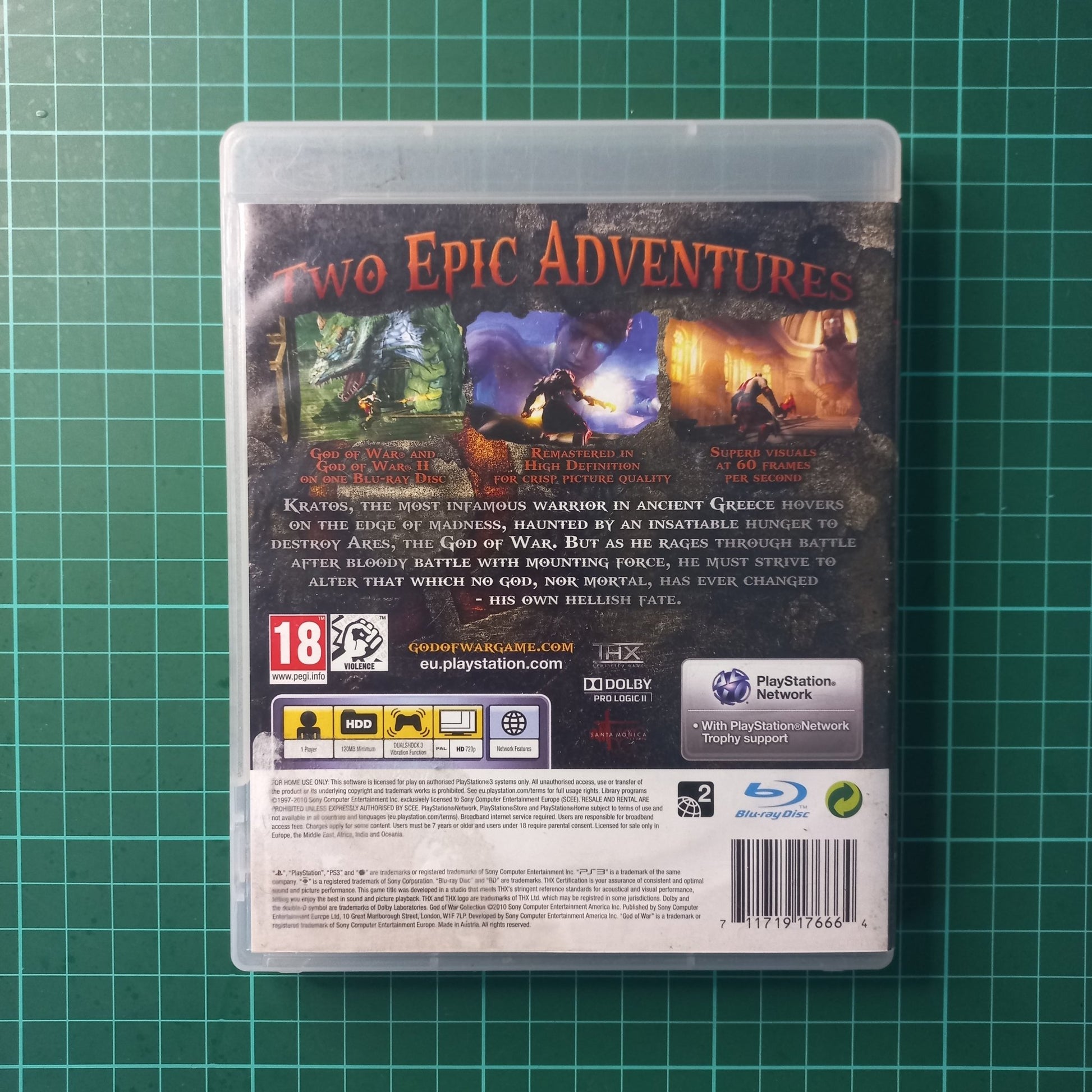 God of War Collection | PS3 | Playstation 3 | Used Game | No Manual - RetroguySA