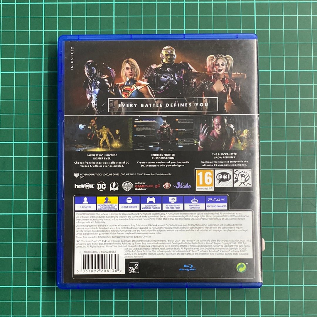 Injustice 2 | PlayStation 4 | PS4 | Used Game - RetroguySA