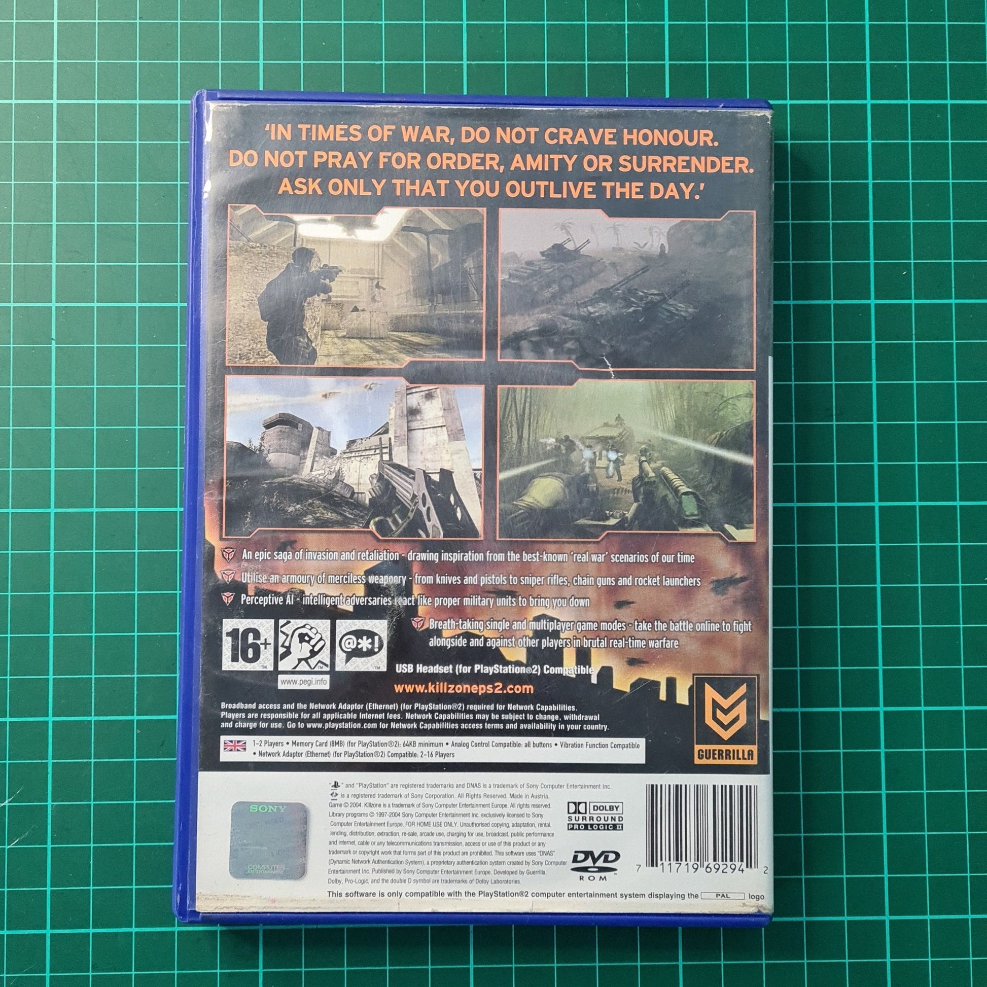 Killzone | PS2 | Playstation 2 | Used Game - RetroguySA