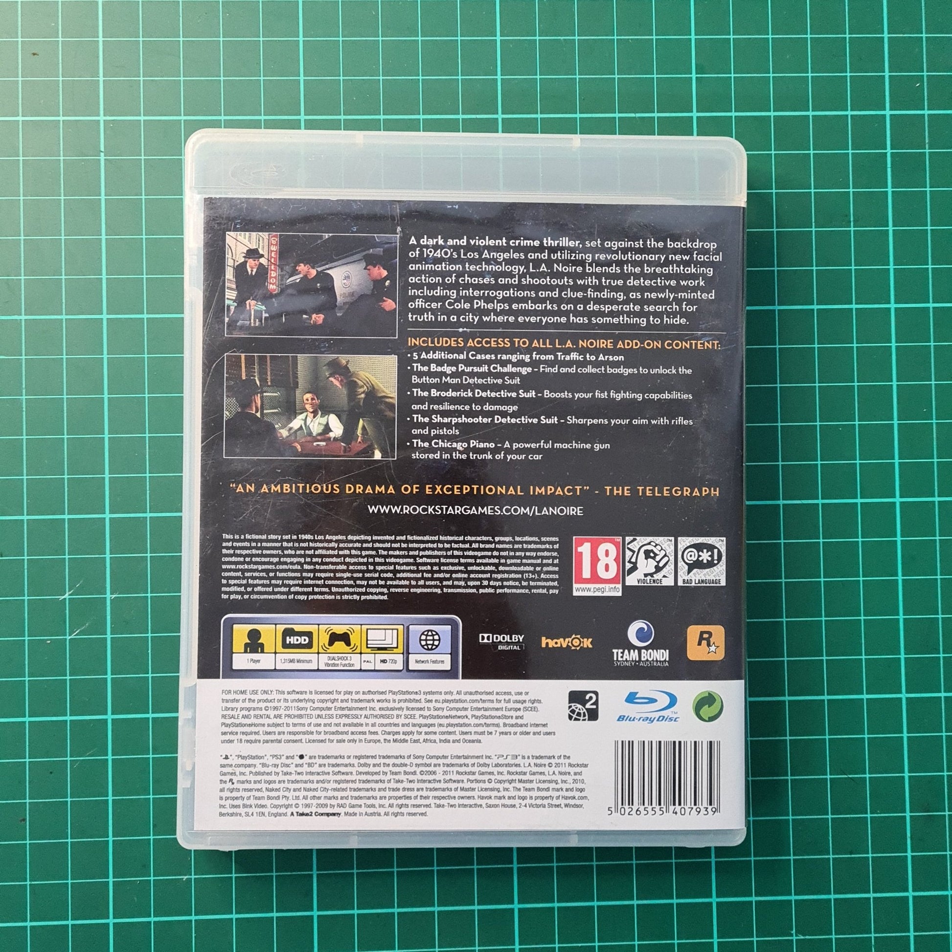 L.A. Noire: The Complete Edition | PS3 | Playstation 3 | Used Game - RetroguySA