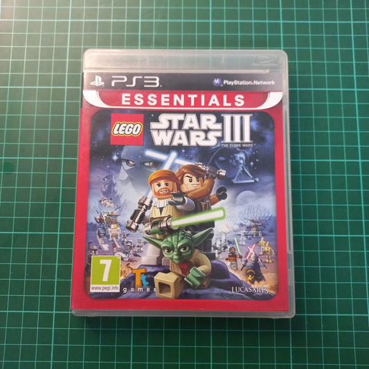 Lego Star Wars 3 : The Clone Wars | PS3 | PlayStation 3 | Essentials | Used Game - RetroguySA