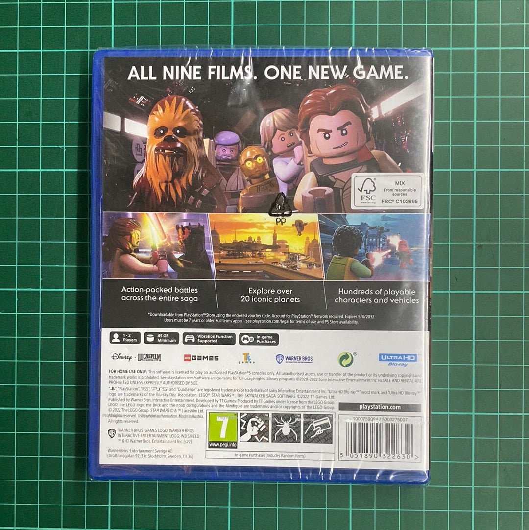 LEGO Star Wars : The Skywalker Saga | PS5 | PlayStation 5 | New Sealed - RetroguySA