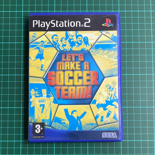 Let's Make A Soccer Team! | PlayStation 2 | PS2 | Used Game | No Manual - RetroguySA