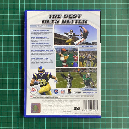 Madden NFL 2003 | PlayStation 2 | PS2 | Used Game - RetroguySA