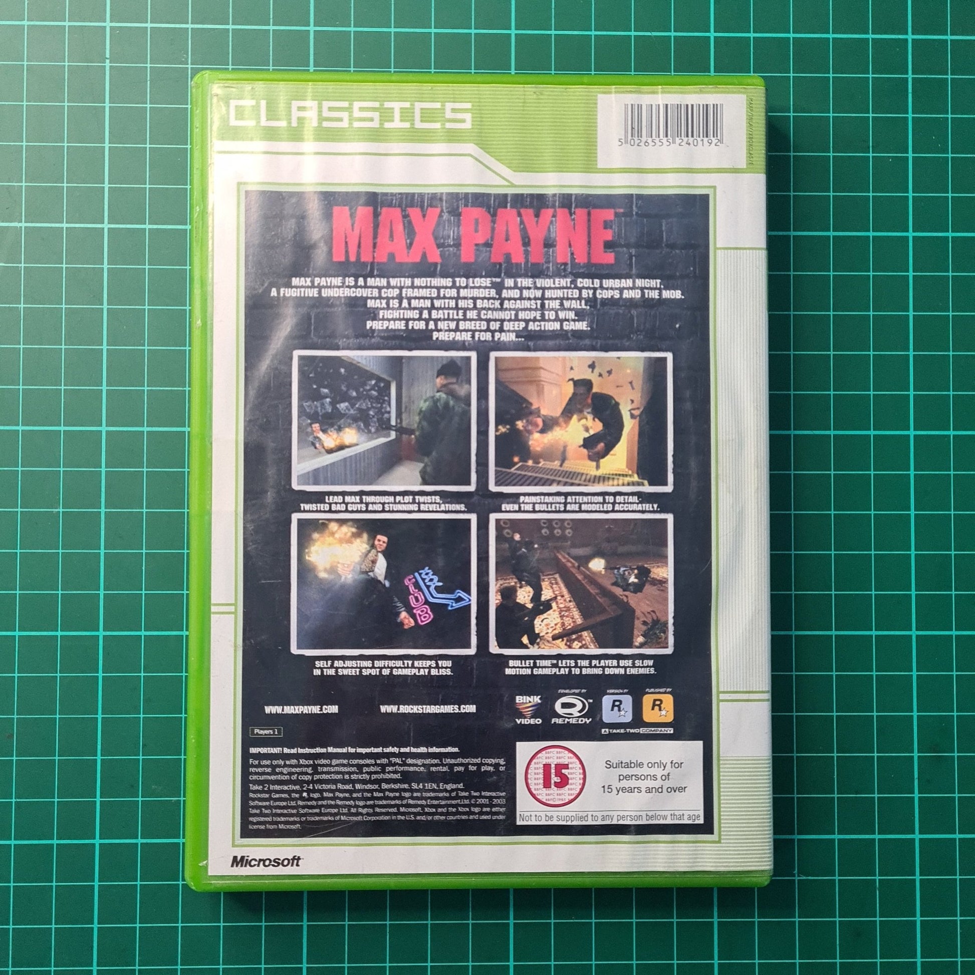 Max Payne | Classics | XBOX | Used Game - RetroguySA