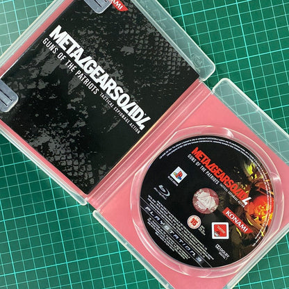 Metal Gear Solid 4 : Guns of the Patriots | Cardboard Cover | PlayStation 3 | PS3 | Used Game - RetroguySA