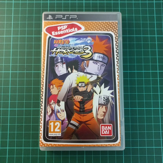 Naruto Shippuden : Ultimate Ninja Heroes 3 | PSP | Essentials | Used Game - RetroguySA