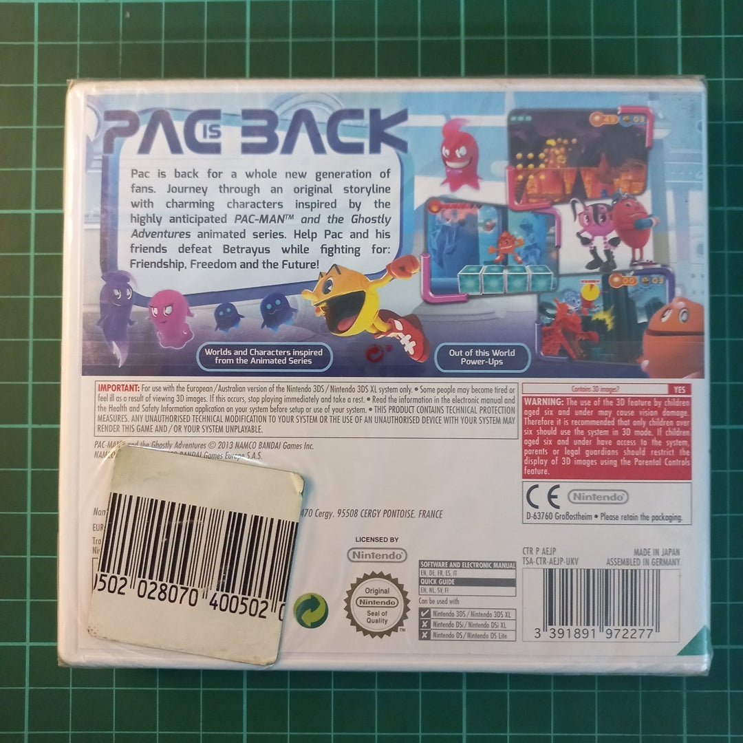 Pac - Man and the Ghostly Adventures | Nintendo 3DS | 3DS | New Sealed - RetroguySA