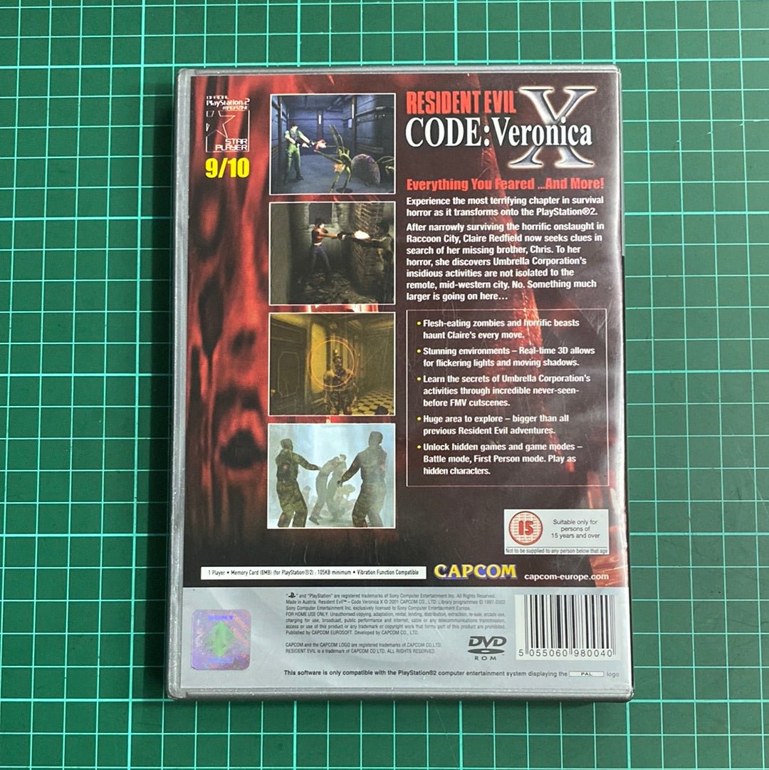 Resident Evil: Code Veronica X | PlayStation 2 | PS2 | Platinum | Used Game | No Manual - RetroguySA
