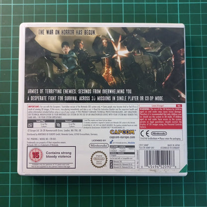 Resident Evil : The Mercenaries 3D | Nintendo 3DS | 3DS | Used Game - RetroguySA