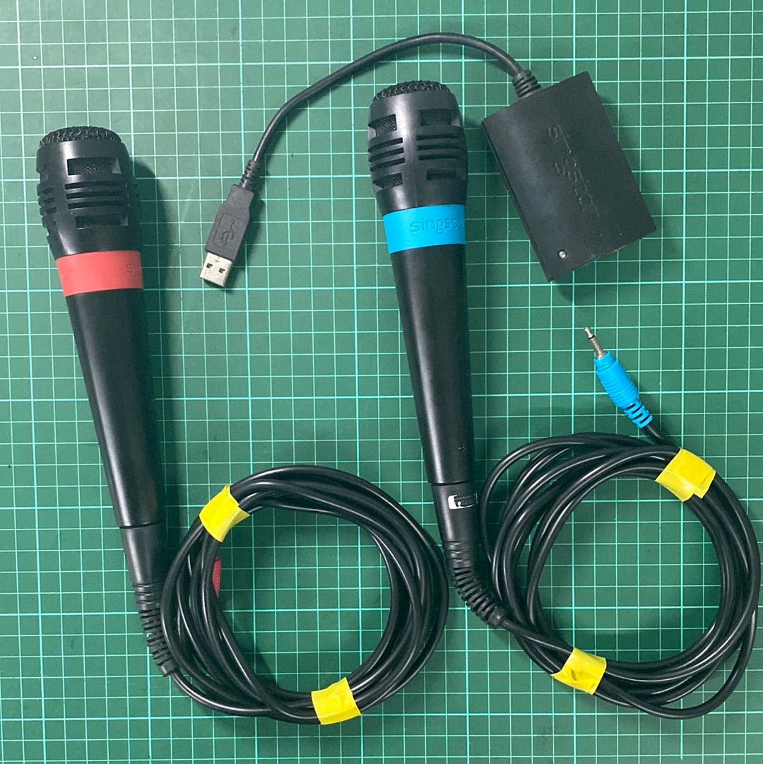 Singstar Wired Microphones | Playstation 2 | PS2 | Accessories - RetroguySA