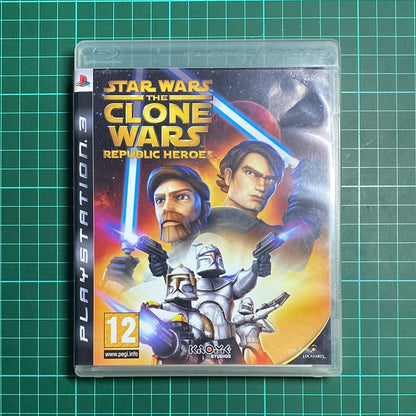 Star Wars The Clone Wars: Republic Heroes | PS3 | PlayStation 3 | Used Game | Scratched disk - RetroguySA