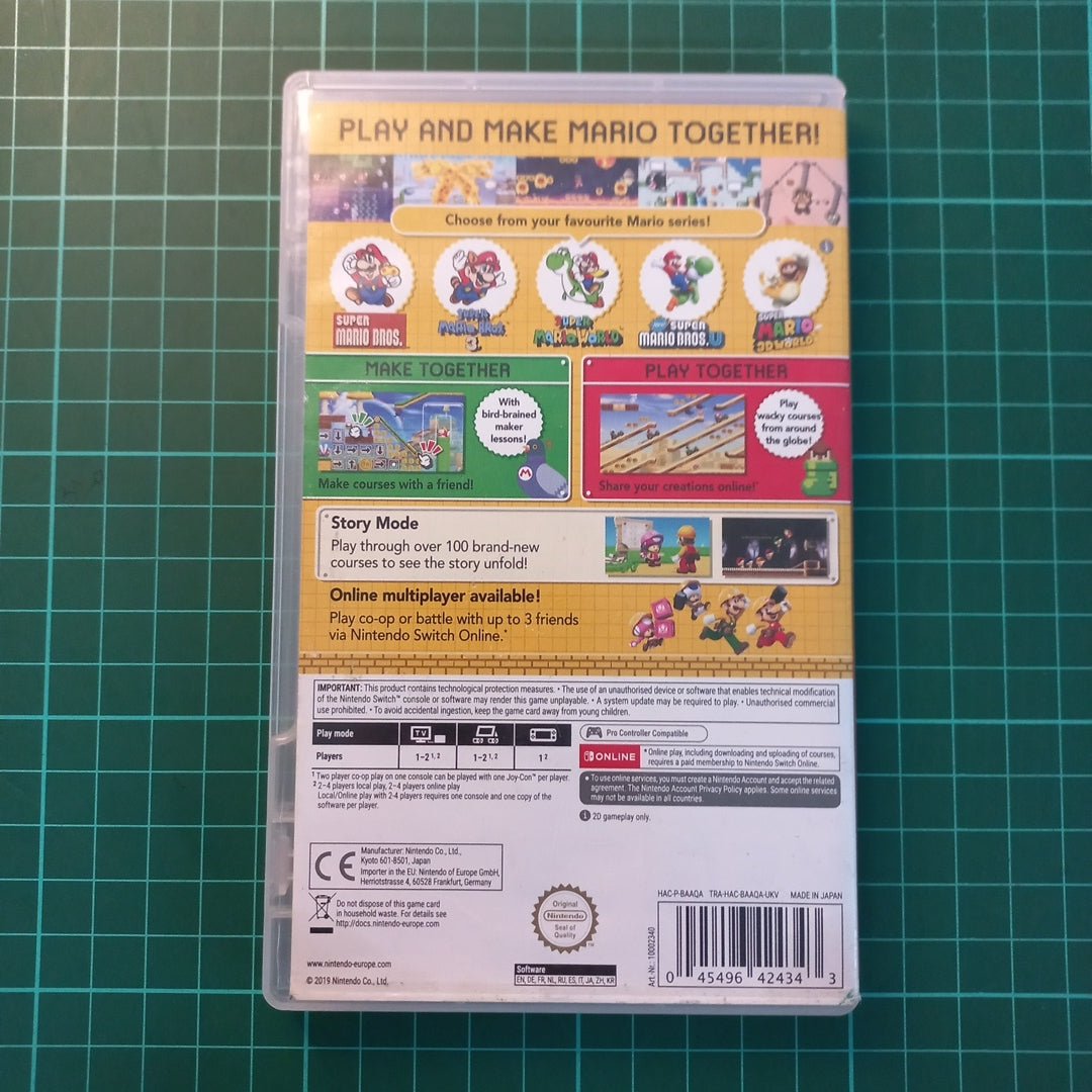 Super Mario Maker 2 | Nintendo Switch | Used Game - RetroguySA
