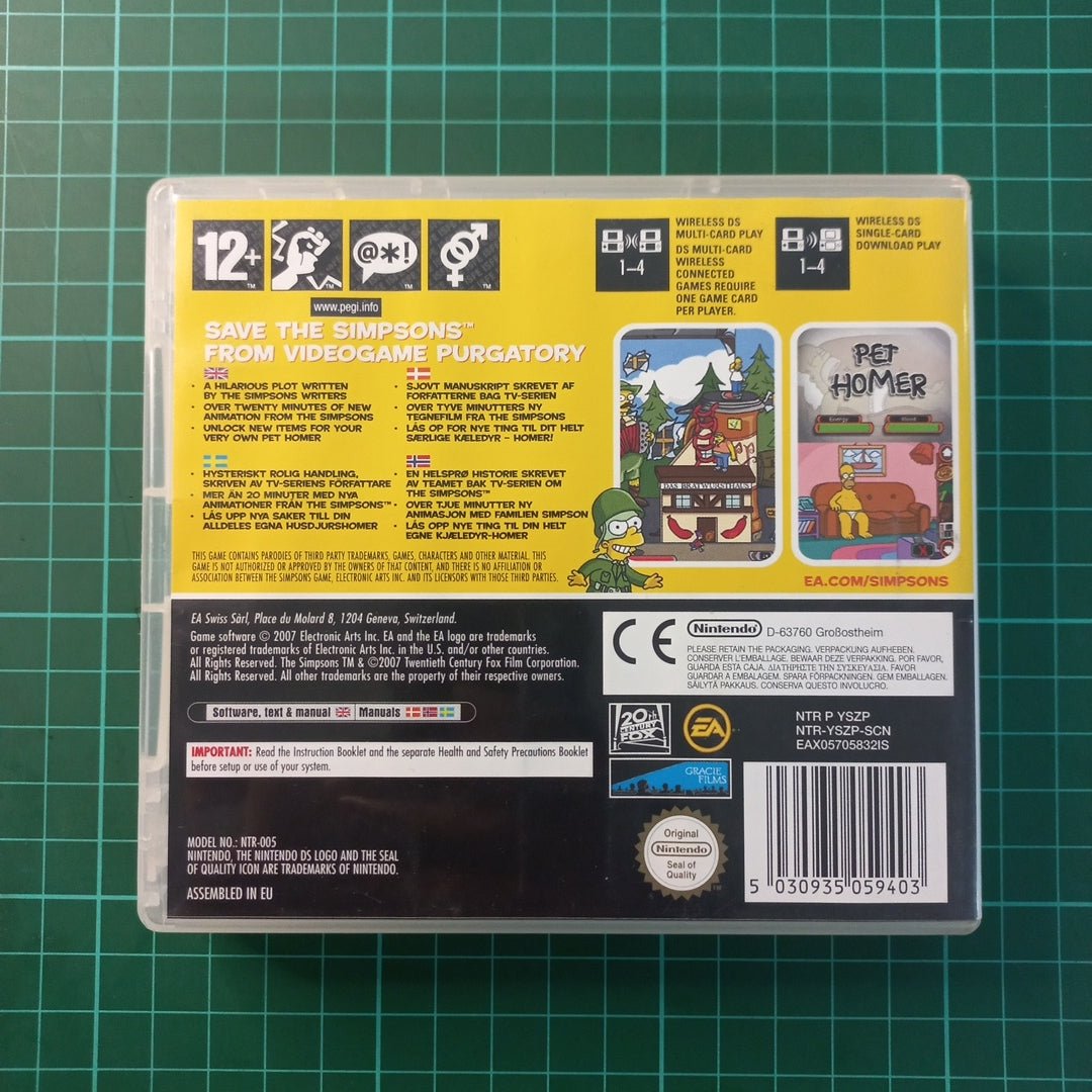 The Simpsons Game | Nintendo DS | Used Game - RetroguySA