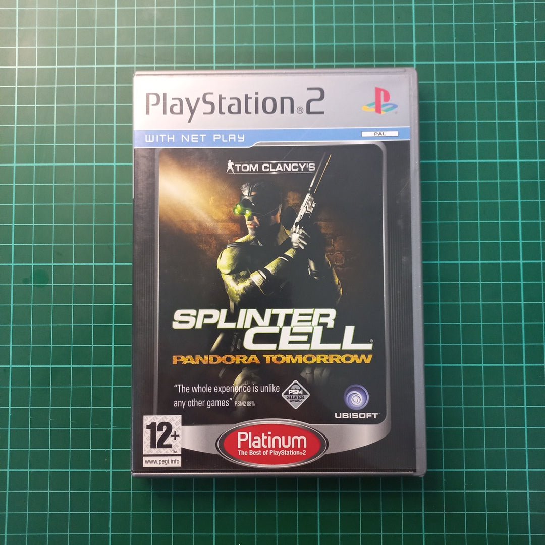Tom Clancy's Splinter Cell : Pandora Tomorrow | PS2 | Platinum | PlayStation 2 | Used Game - RetroguySA